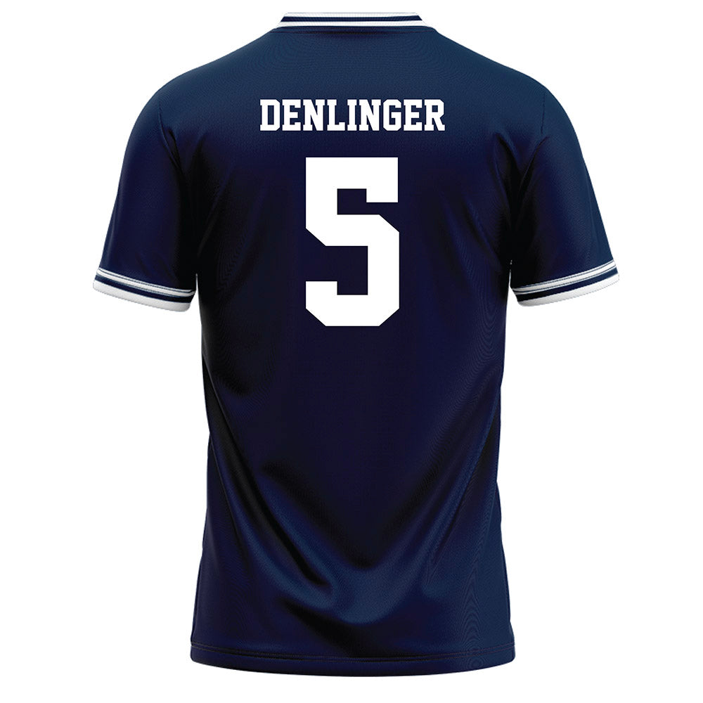 Monmouth - NCAA Baseball : Austin Denlinger - Midnight Blue Jersey