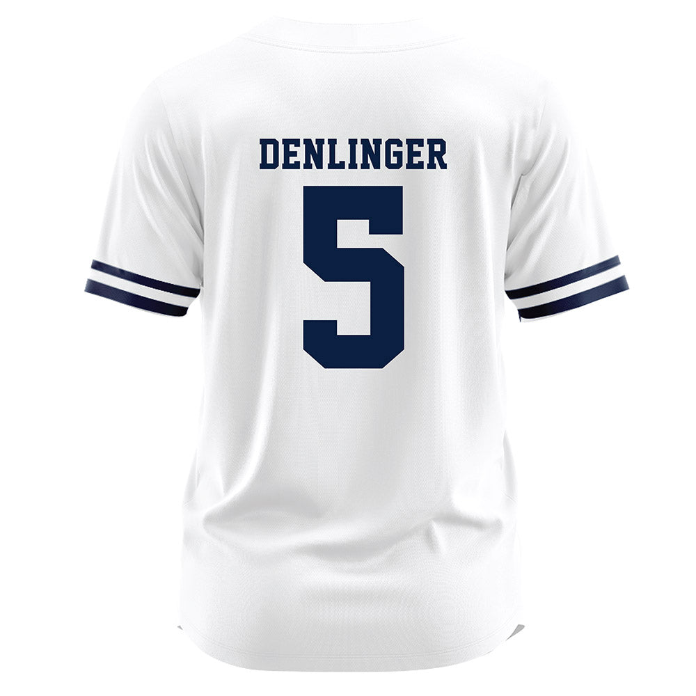 Monmouth - NCAA Baseball : Austin Denlinger - White Jersey