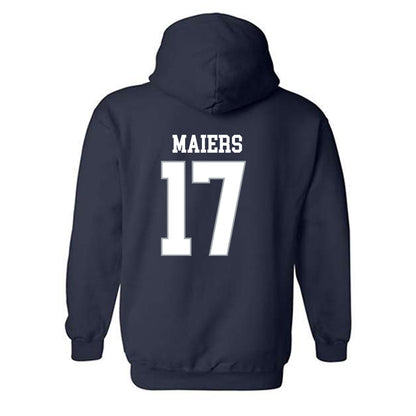 Monmouth - NCAA Football : Nate Maiers - Replica Shersey Hooded Sweatshirt