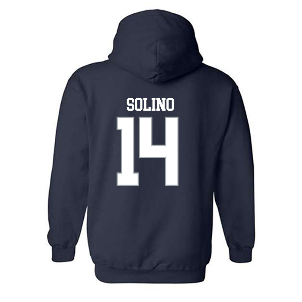 Monmouth - NCAA Football : Christian Solino - Replica Shersey Hooded Sweatshirt