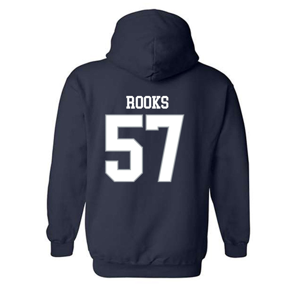 Monmouth - NCAA Football : Bryce Rooks - Replica Shersey Hooded Sweatshirt