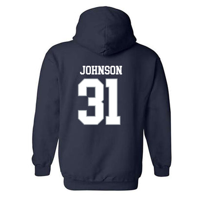 Monmouth - NCAA Football : Dana Johnson - Replica Shersey Hooded Sweatshirt