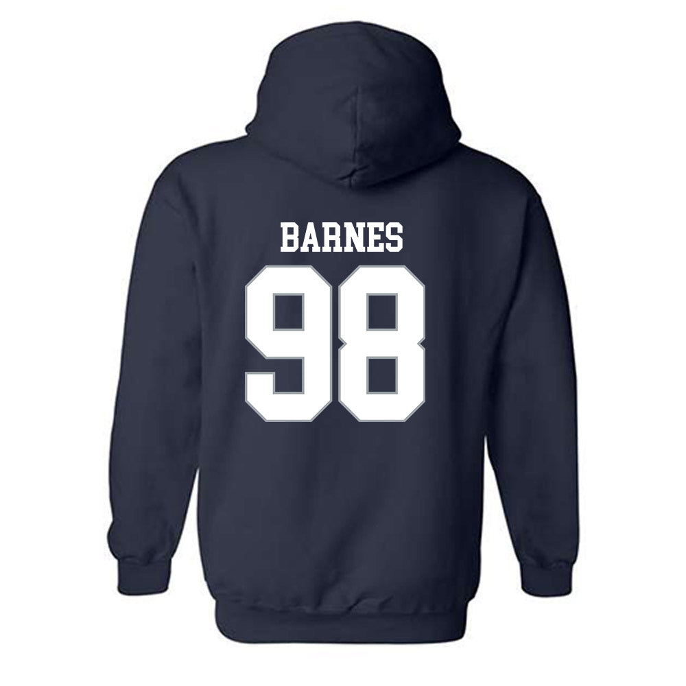 Monmouth - NCAA Football : Logan Barnes - Replica Shersey Hooded Sweatshirt