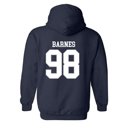 Monmouth - NCAA Football : Logan Barnes - Replica Shersey Hooded Sweatshirt