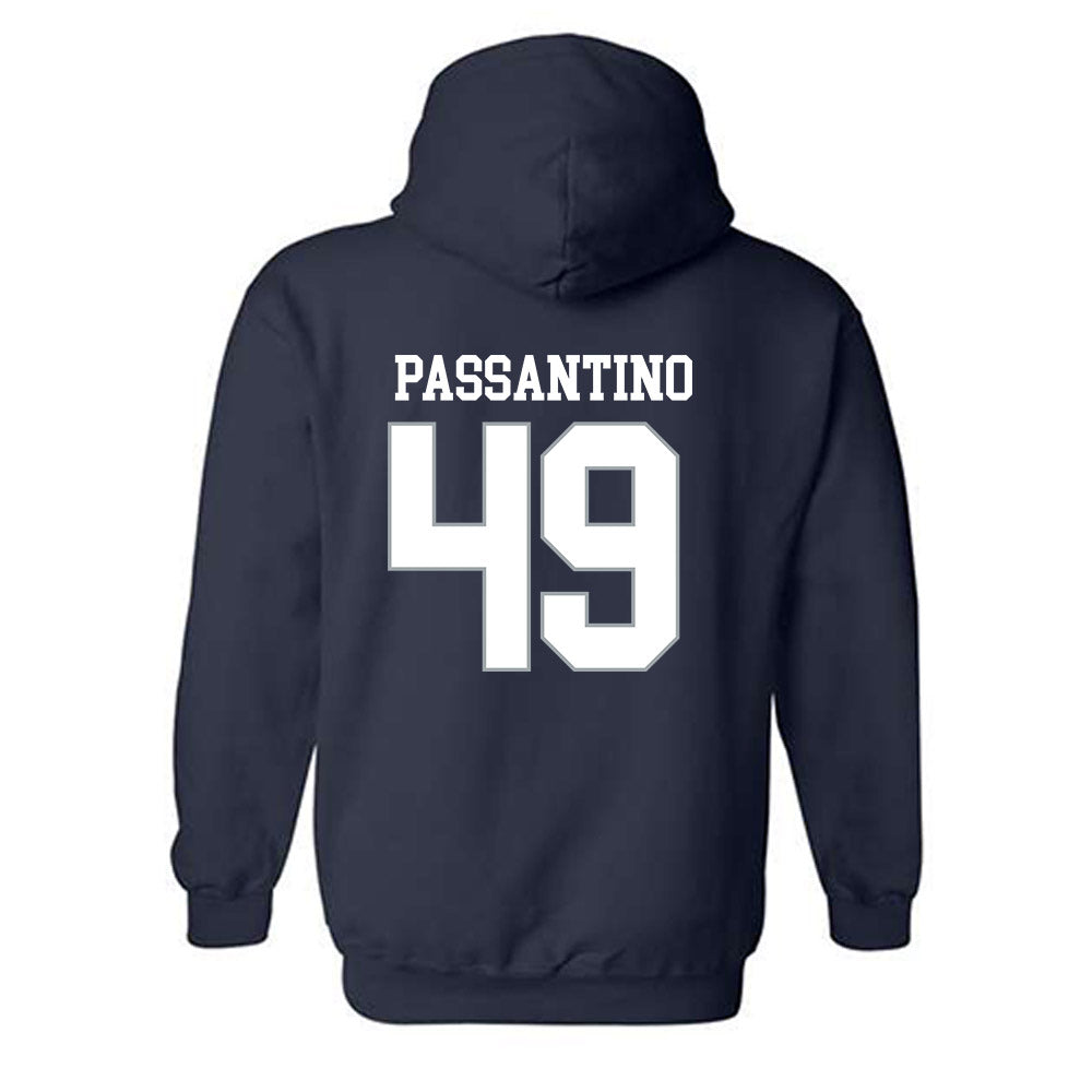 Monmouth - NCAA Football : Frankie Passantino - Replica Shersey Hooded Sweatshirt