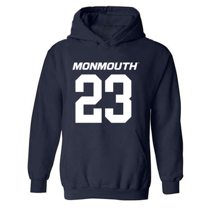 Monmouth - NCAA Football : Israel Clark - Replica Shersey Hooded Sweatshirt