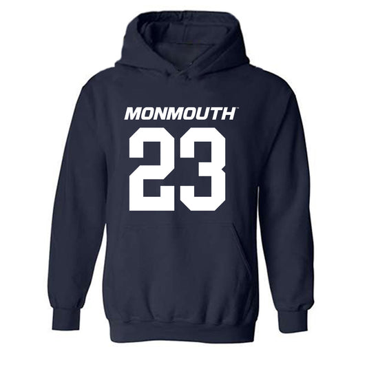 Monmouth - NCAA Football : Israel Clark - Replica Shersey Hooded Sweatshirt