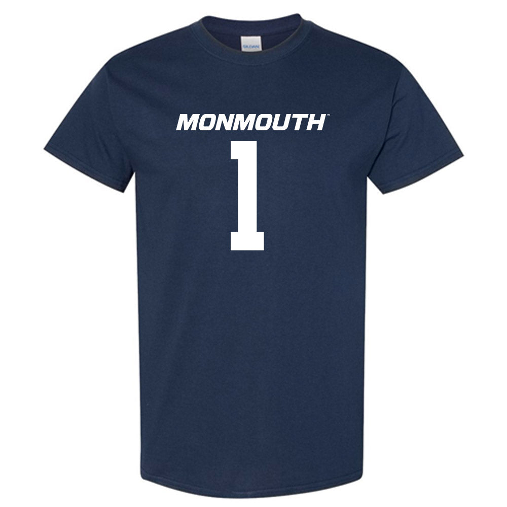 Monmouth - NCAA Football : Edwin Morales III - Replica Shersey Short Sleeve T-Shirt