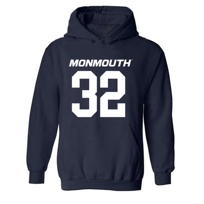 Monmouth - NCAA Football : Rodney Nelson - Replica Shersey Hooded Sweatshirt