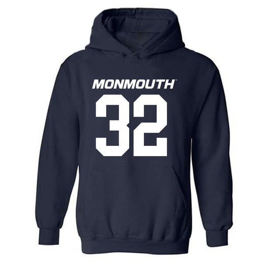 Monmouth - NCAA Football : Rodney Nelson - Replica Shersey Hooded Sweatshirt