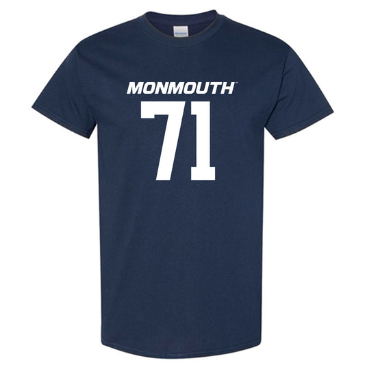 Monmouth - NCAA Football : Kyrik Mason - Replica Shersey Short Sleeve T-Shirt