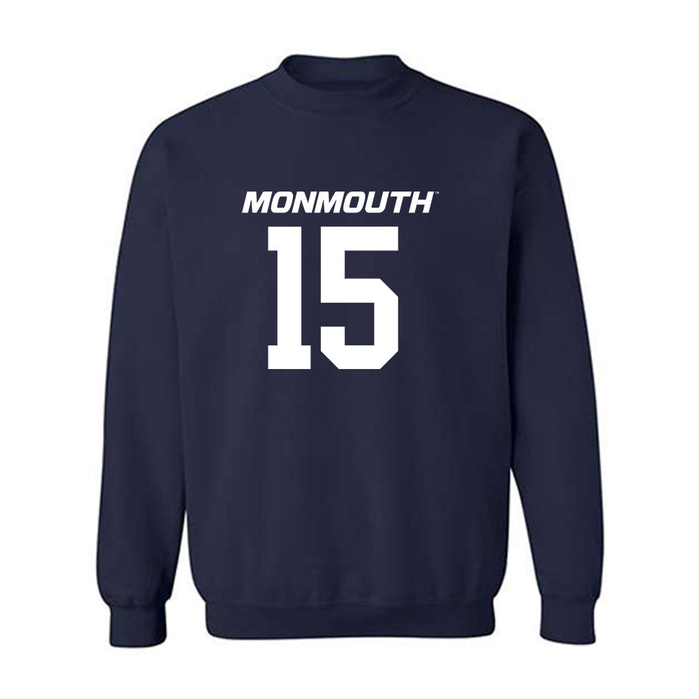 Monmouth - NCAA Football : Will Silverman - Replica Shersey Sweatshirt