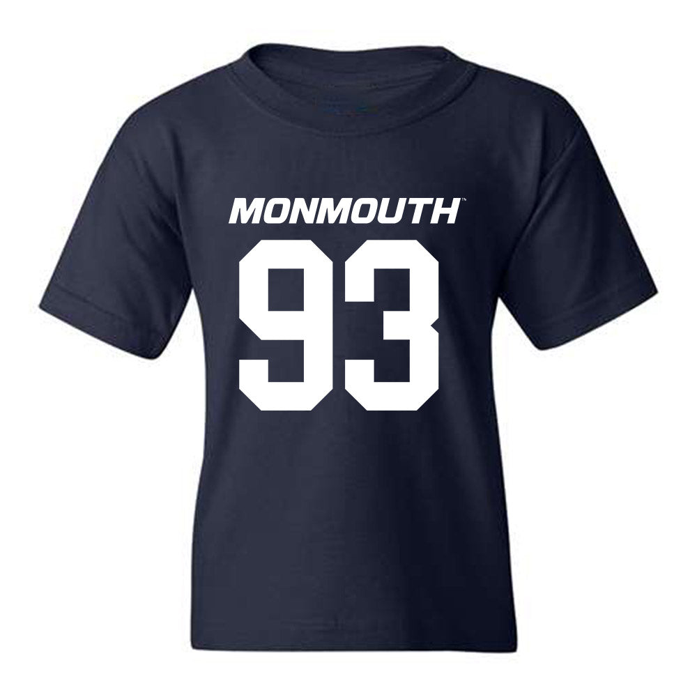 Monmouth - NCAA Football : Ronan Patterson - Midnight Blue Replica Youth T-Shirt