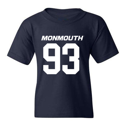 Monmouth - NCAA Football : Ronan Patterson - Midnight Blue Replica Youth T-Shirt