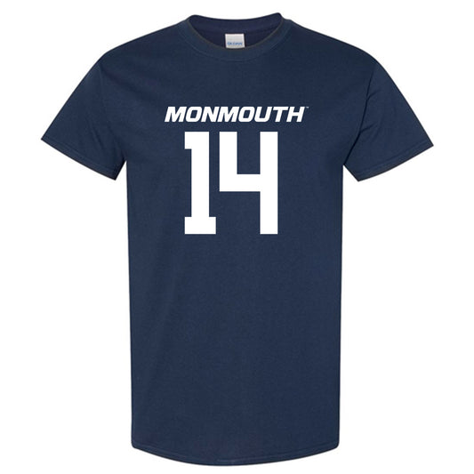 Monmouth - NCAA Football : Christian Solino - Replica Shersey Short Sleeve T-Shirt