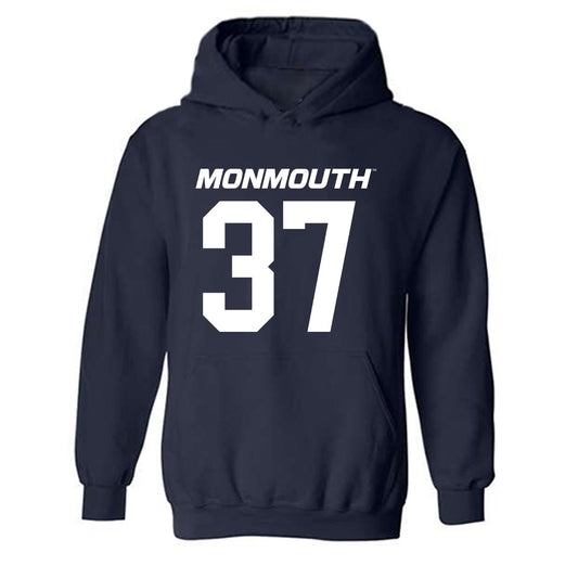 Monmouth - NCAA Football : Kadeem McKnight - Replica Shersey Hooded Sweatshirt