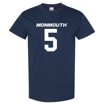 Monmouth - NCAA Football : Dymere Miller - Replica Shersey Short Sleeve T-Shirt