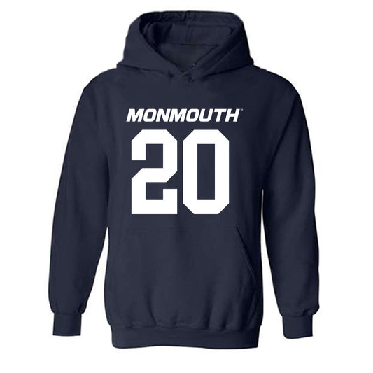 Monmouth - NCAA Football : Jaden Shirden - Replica Shersey Hooded Sweatshirt