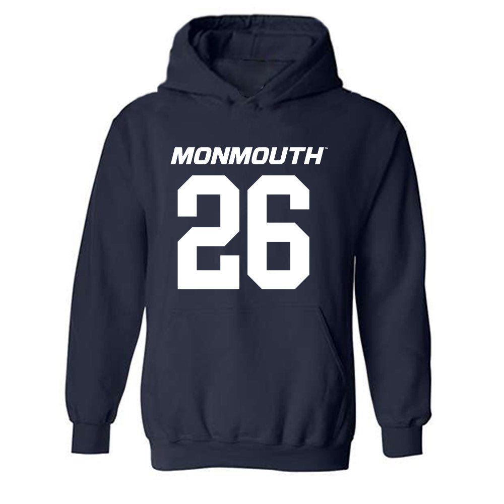 Monmouth - NCAA Football : Jaylen Tucker - Replica Shersey Hooded Sweatshirt