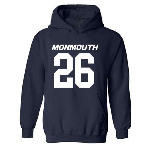 Monmouth - NCAA Football : Jaylen Tucker - Replica Shersey Hooded Sweatshirt