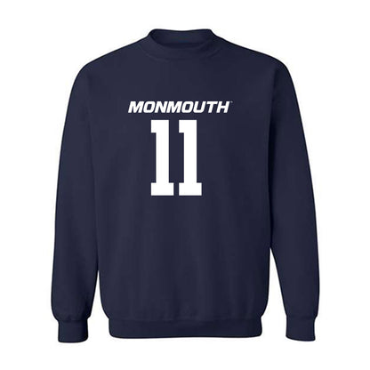 Monmouth - NCAA Football : Zack Hios - Replica Shersey Sweatshirt