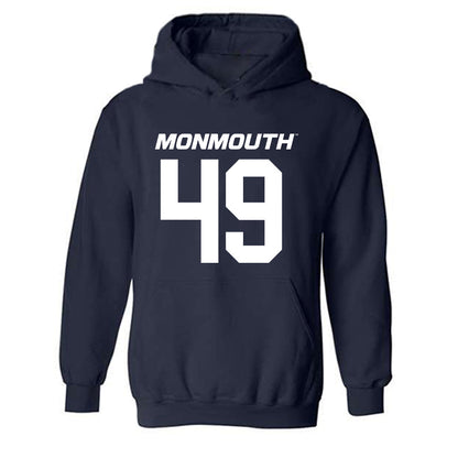 Monmouth - NCAA Football : Frankie Passantino - Replica Shersey Hooded Sweatshirt