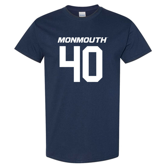 Monmouth - NCAA Football : Damir McCrary - Replica Shersey Short Sleeve T-Shirt