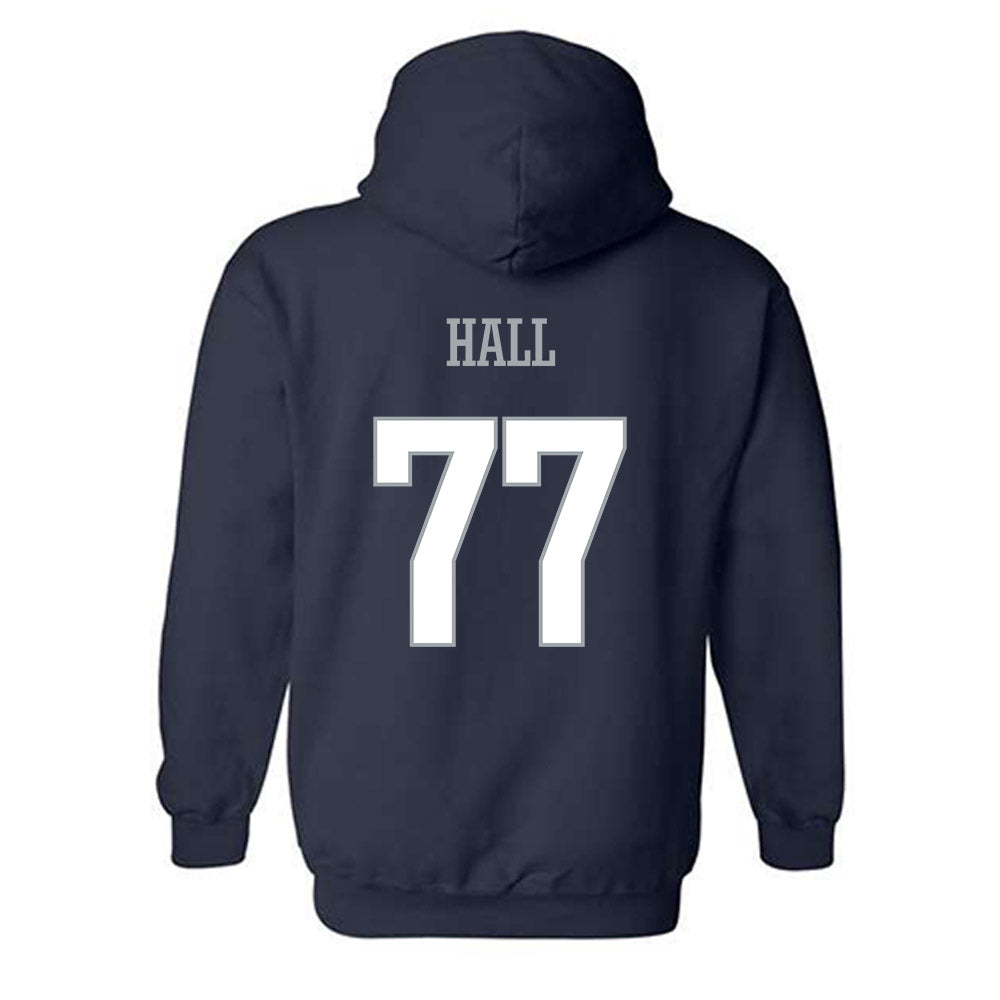 Monmouth - NCAA Football : Jordan Hall - Classic Shersey Hooded Sweatshirt