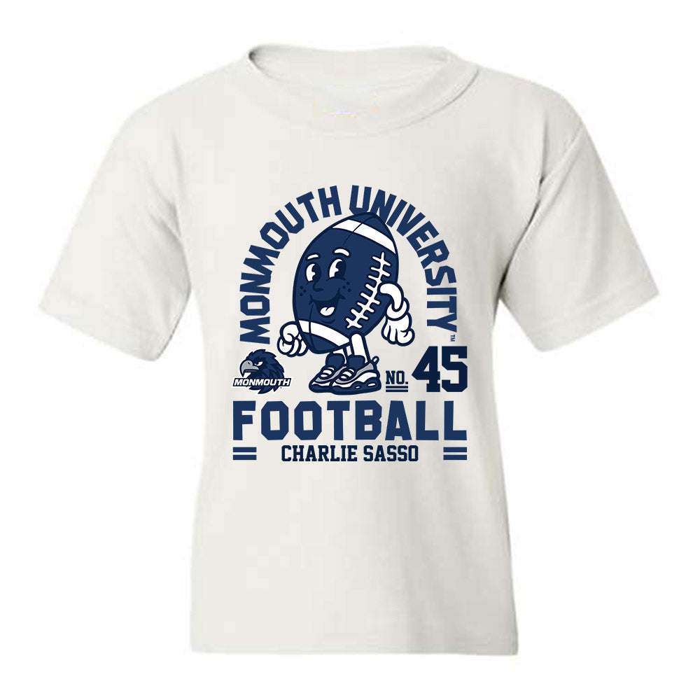 Monmouth - NCAA Football : Charlie Sasso - Fashion Shersey Youth T-Shirt