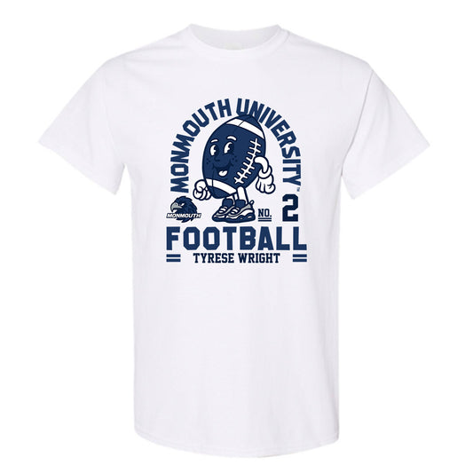 Monmouth - NCAA Football : Tyrese Wright - Fashion Shersey Short Sleeve T-Shirt