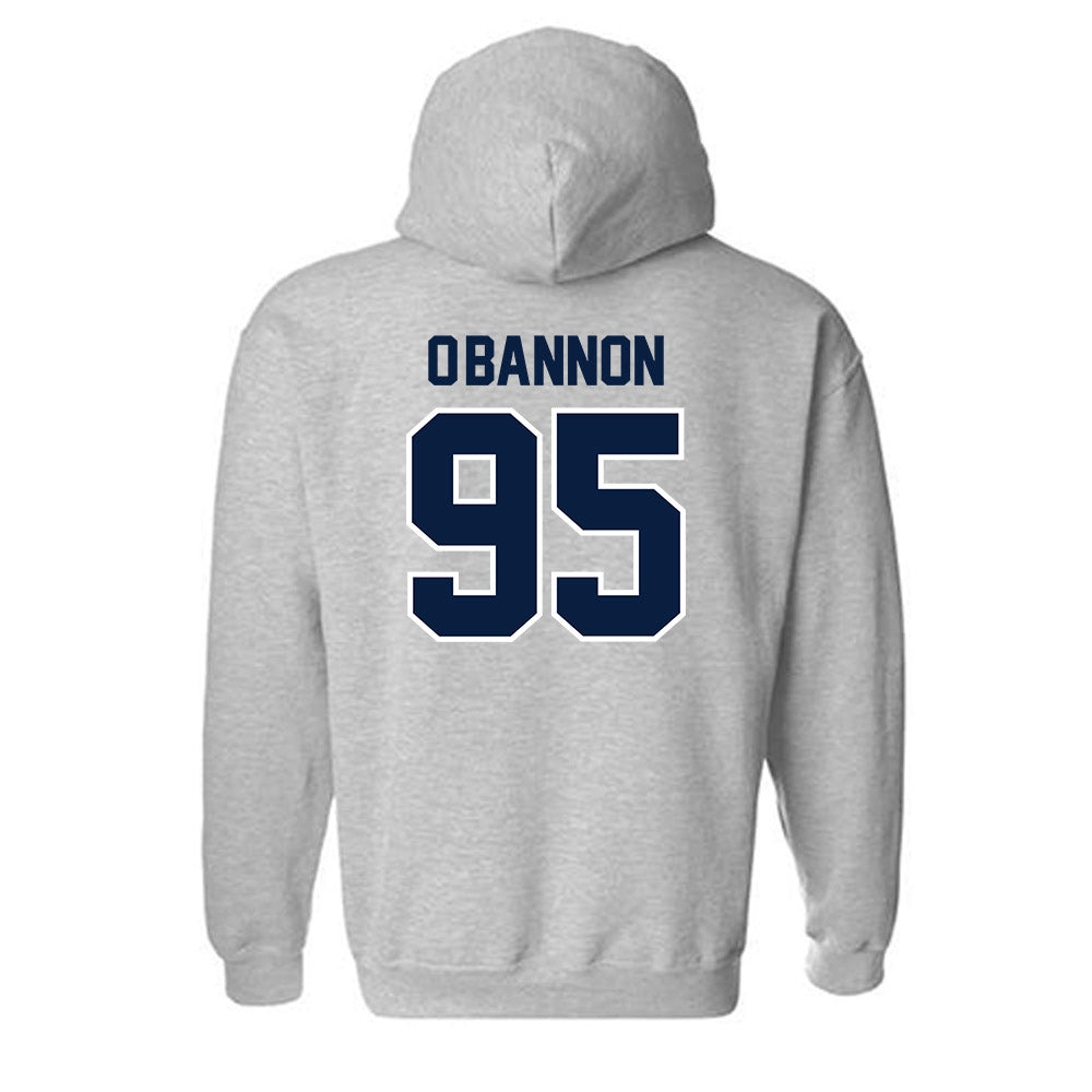 Monmouth - NCAA Football : Justin O'Bannon - Sports Shersey Hooded Sweatshirt