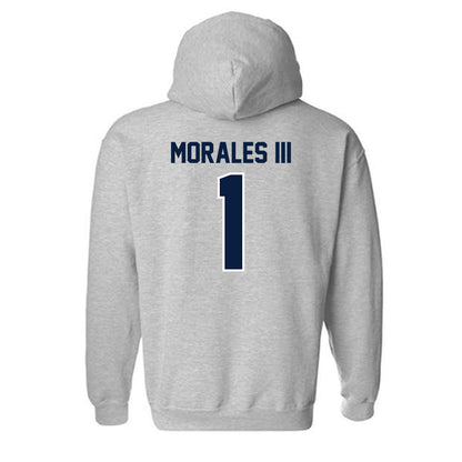 Monmouth - NCAA Football : Edwin Morales III - Sports Shersey Hooded Sweatshirt