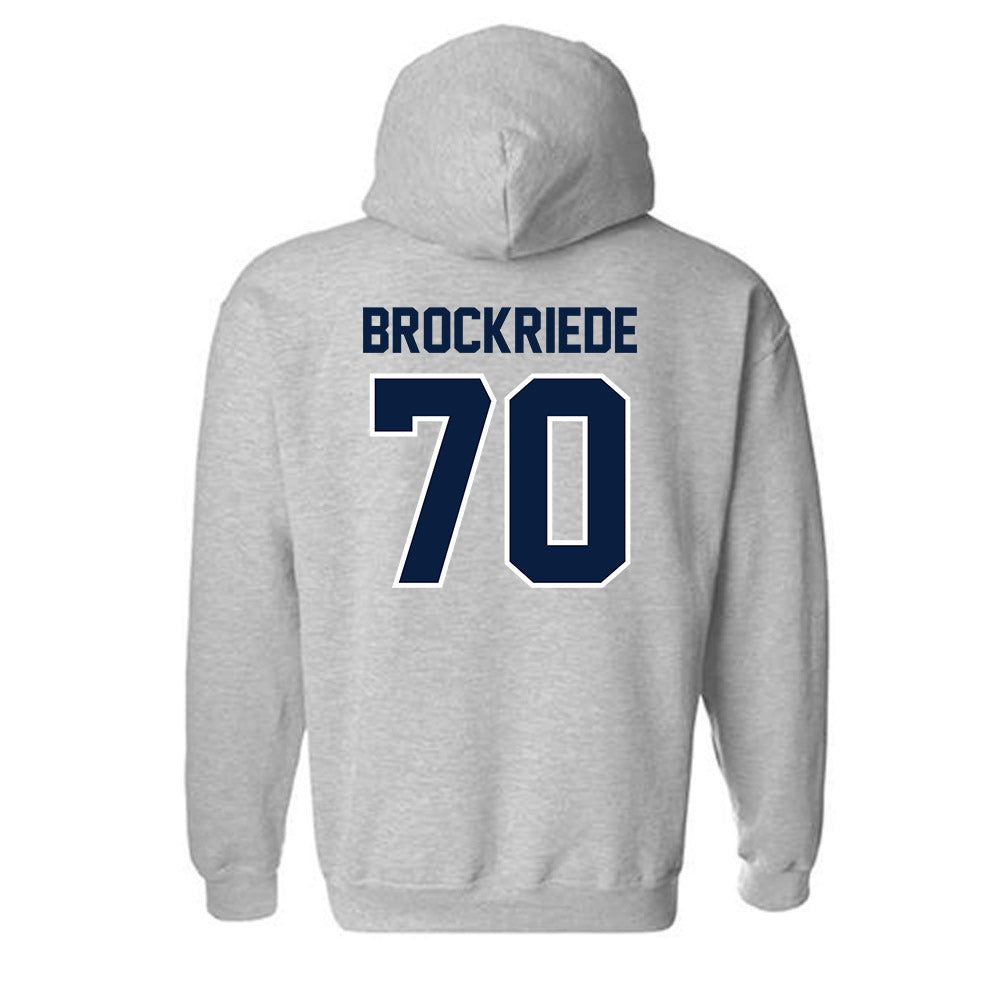 Monmouth - NCAA Football : Greyson Brockriede - Sports Shersey Hooded Sweatshirt