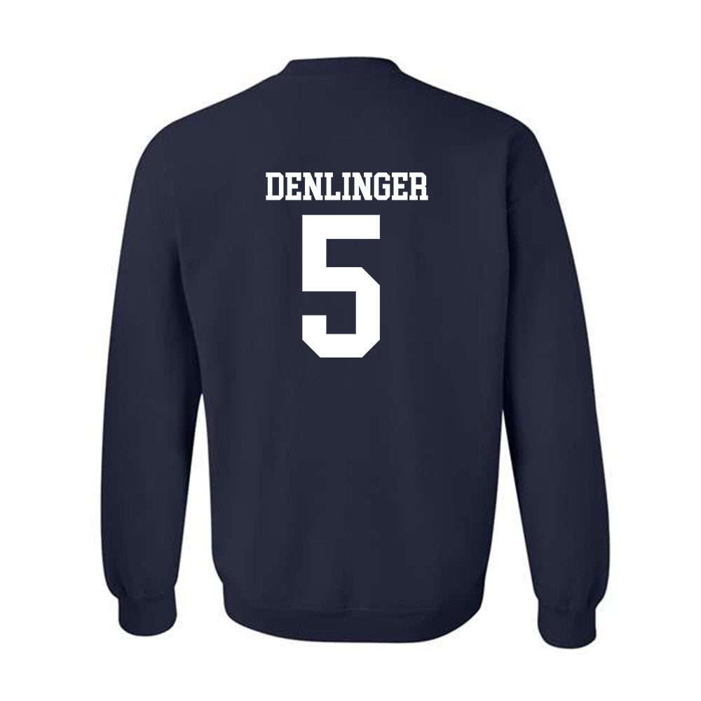 Monmouth - NCAA Baseball : Austin Denlinger - Midnight Blue Replica Sweatshirt