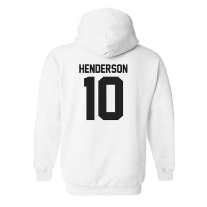 Centre College - NCAA Men's Lacrosse : Jackson Henderson - White Classic Hooded Sweatshirt