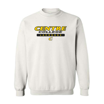 Centre College - NCAA Men's Lacrosse : Griffin Weiss - White Classic Shersey Sweatshirt
