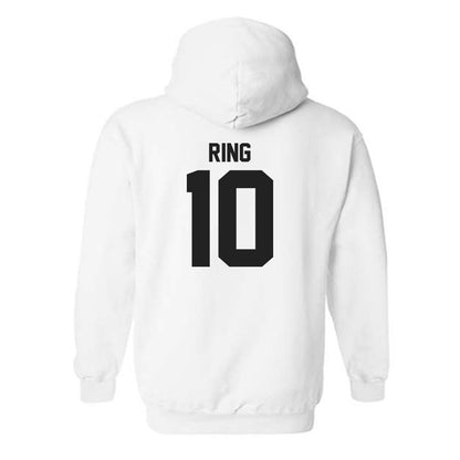 Centre College - NCAA Basketball : Noah Ring - White Classic Hooded Sweatshirt