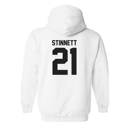 Centre College - NCAA Basketball : Cade Stinnett - White Classic Hooded Sweatshirt
