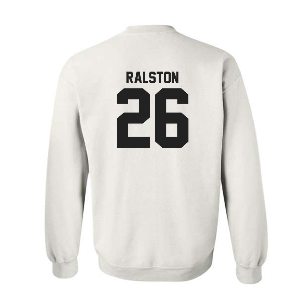Centre College - NCAA Women's Soccer : Meg Ralston - White Classic Shersey Sweatshirt