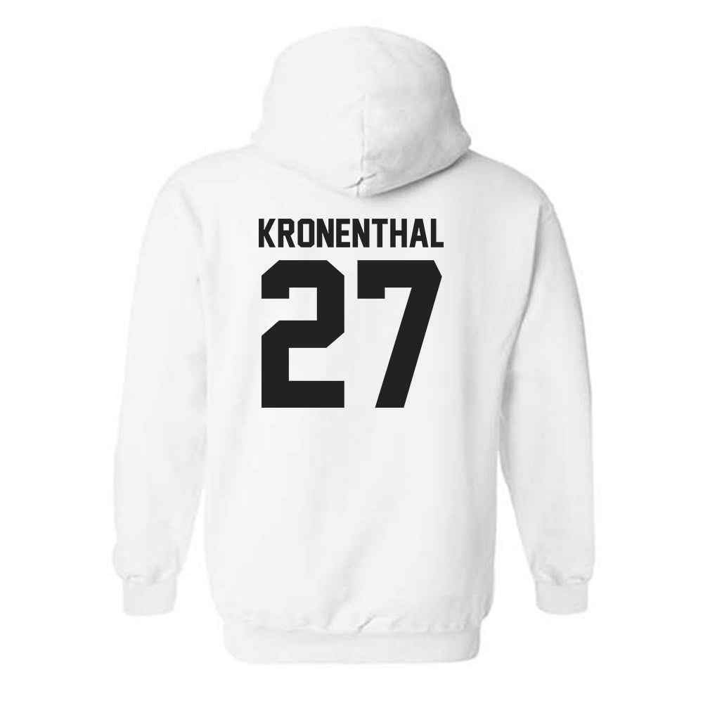 Centre College - NCAA Women's Soccer : Alexis Kronenthal - White Classic Shersey Hooded Sweatshirt