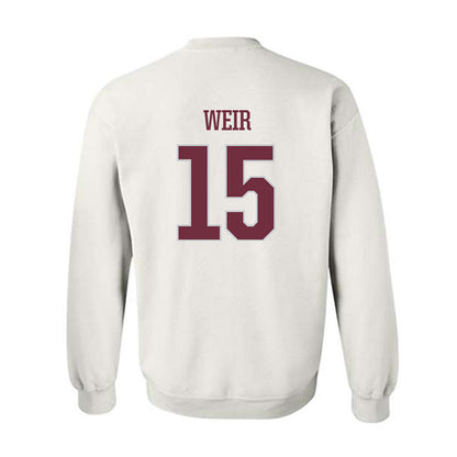Mississippi State - NCAA Football : Jake Weir - White Classic Shersey Sweatshirt