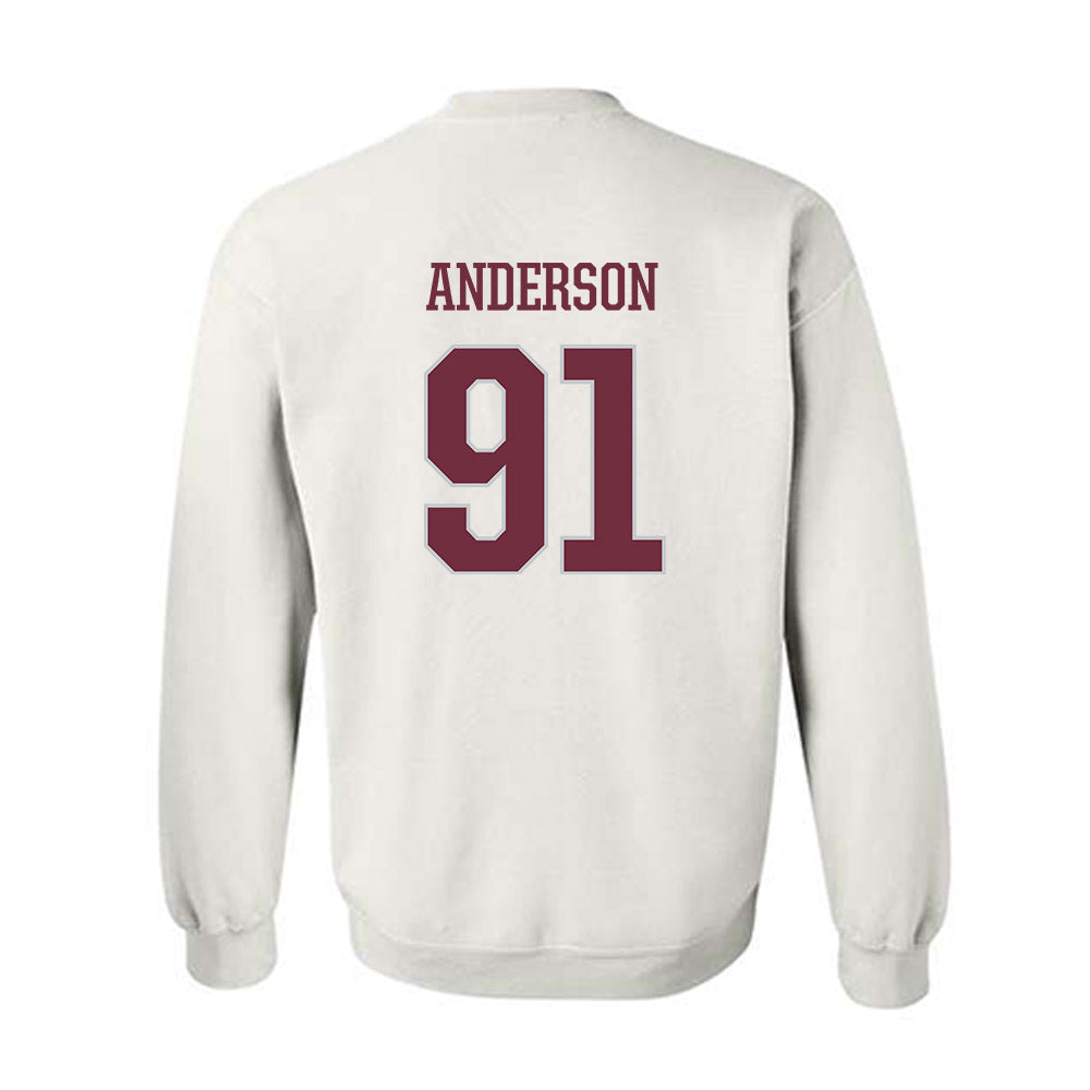 Mississippi State - NCAA Football : Deonte Anderson - White Classic Shersey Sweatshirt