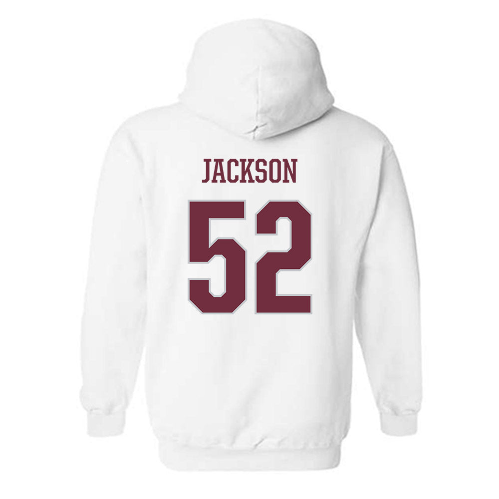 Mississippi State - NCAA Football : Grant Jackson - White Classic Shersey Hooded Sweatshirt