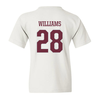 Mississippi State - NCAA Football : Brinston Williams - White Classic Shersey Youth T-Shirt