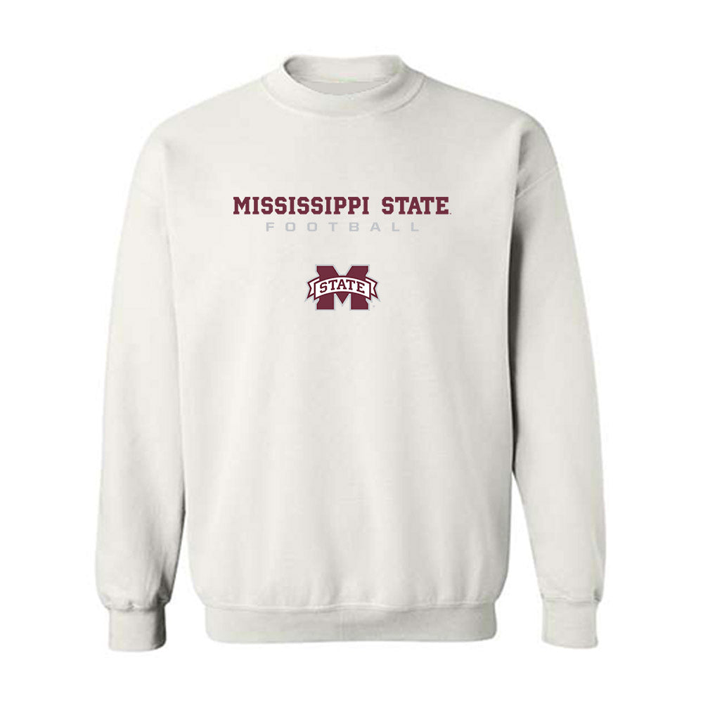 Mississippi State - NCAA Football : Hunter Washington - White Classic Shersey Sweatshirt