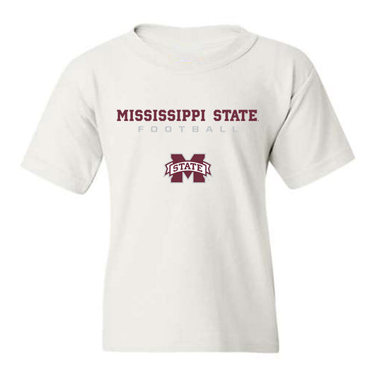 Mississippi State - NCAA Football : Brinston Williams - White Classic Shersey Youth T-Shirt