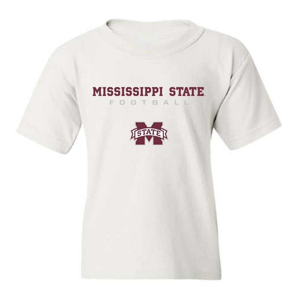 Mississippi State - NCAA Football : Jakson LaHue - White Classic Shersey Youth T-Shirt