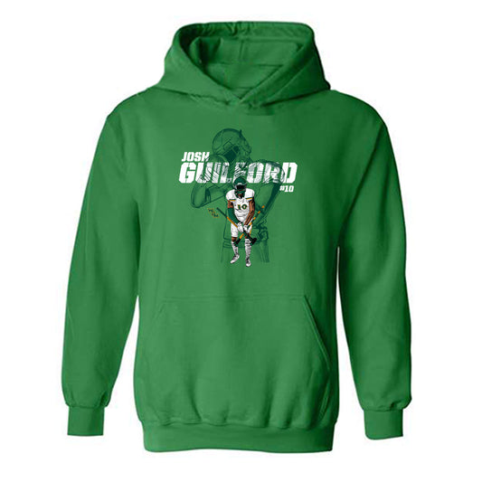 William & Mary - NCAA Football : Josh Guilford - Caricature Hooded Sweatshirt
