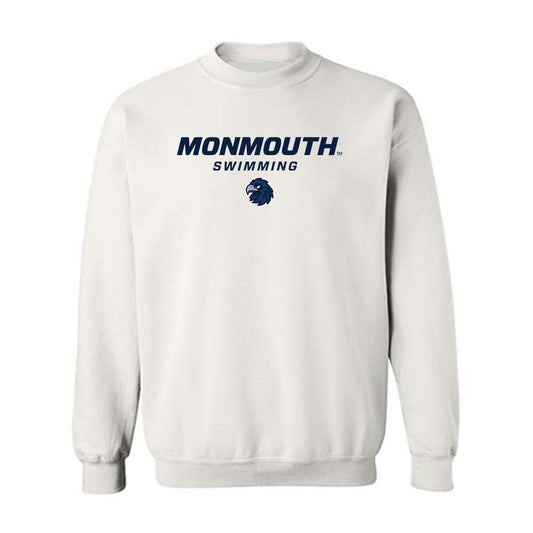 Monmouth - NCAA Women's Swimming & Diving : Corinne Pepper - White Classic Shersey Sweatshirt