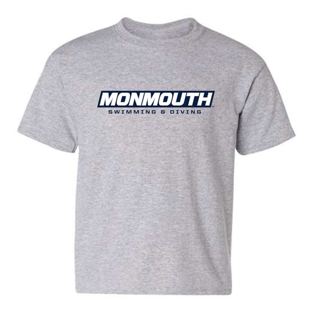 Monmouth - NCAA Men's Swimming & Diving : Noah Ferker - Grey Classic Shersey Youth T-Shirt